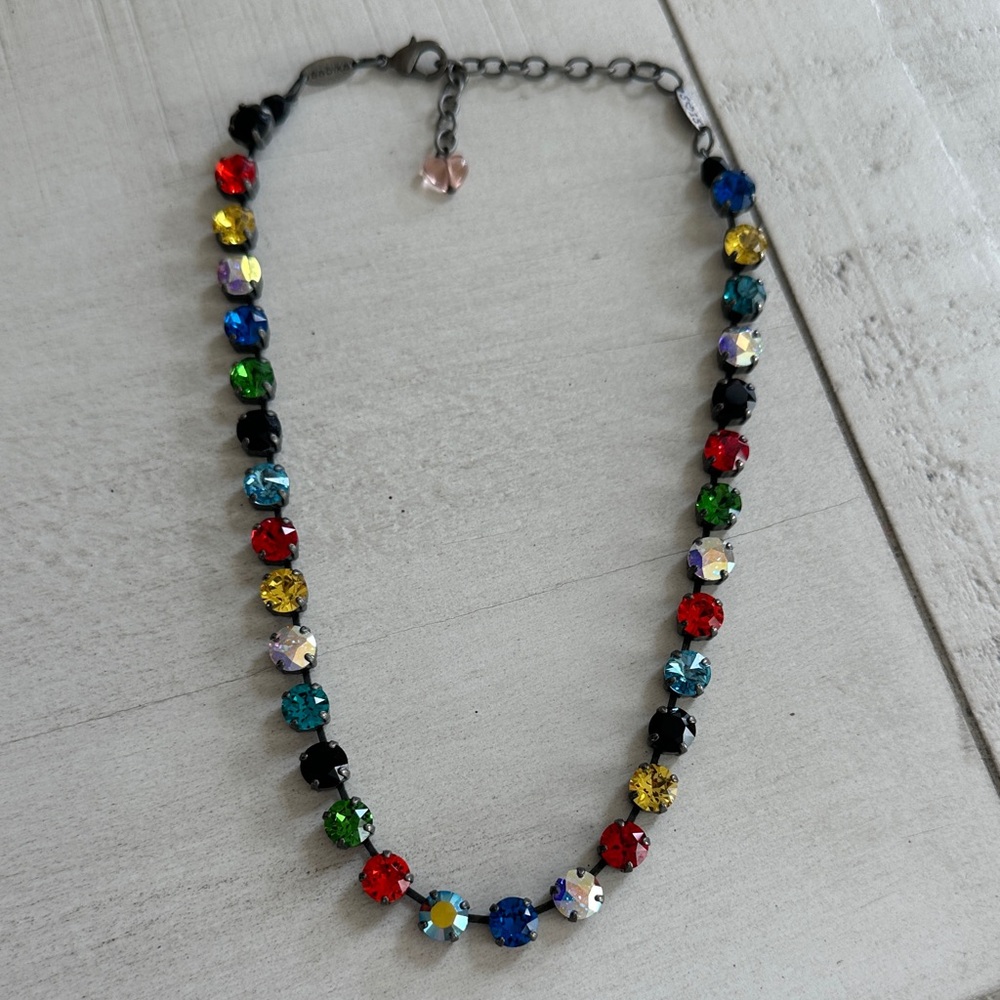 Sabika Multicolor Crystal Necklace